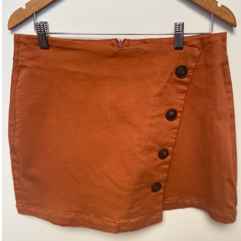 Francescas button mini skirt